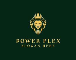 Royal Lion Crown logo design