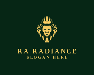 Royal Lion Crown logo design