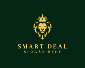 Royal Lion Crown logo design