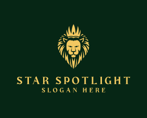 Royal Lion Crown logo design