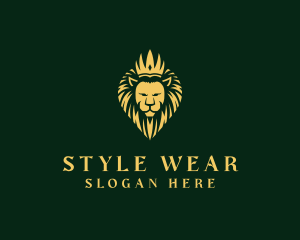 Royal Lion Crown logo design