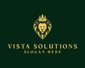 Royal Lion Crown logo design