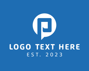 Messaging - Messaging Tech App logo design