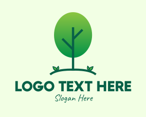 Green Eco Tree Logo