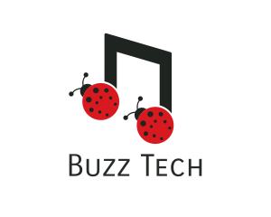 Bug - Music Lady Bug Beatle logo design