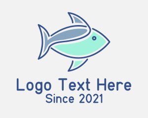 Nautical - Shark Fish Aquatic logo design