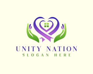 Heart Hand Foundation logo design