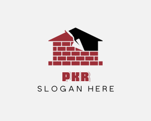 Brick Plastering Trowel Logo