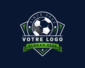 League - Athlete Soccer Football logo design