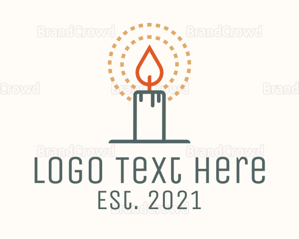 Melting Candle Light Logo