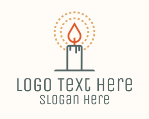 Melting Candle Light  Logo