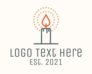 Melting Candle Light  Logo