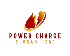 Lightning Power Energy logo design