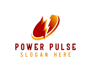 Energy - Lightning Power Energy logo design