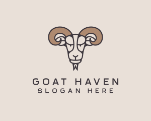 Goat Dairy Farm logo design
