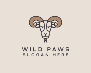 Goat Dairy Farm logo design