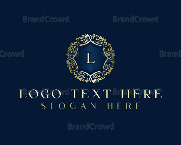 Luxury Ornamental Crest Logo