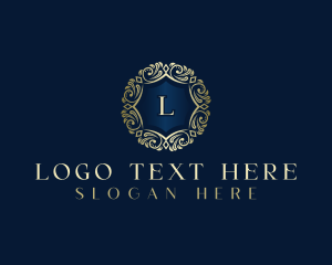 Esthetician - Luxury Ornamental Crest logo design