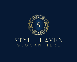 Luxury Ornamental Crest Logo