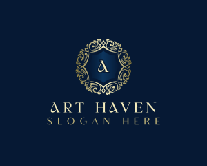 Luxury Ornamental Crest logo design