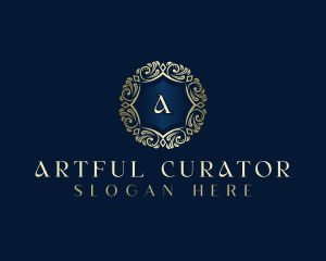 Luxury Ornamental Crest logo design