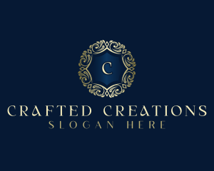 Luxury Ornamental Crest logo design