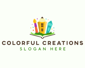 Crayon - Daycare School Education logo design