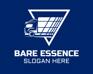 Express Shipping Truck logo design