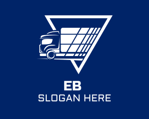 Transportation - Express Shipping Truck logo design