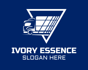 Express Shipping Truck logo design