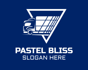 Express Shipping Truck logo design