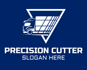 Express Shipping Truck logo design