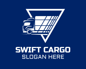 Shipping - Express Shipping Truck logo design