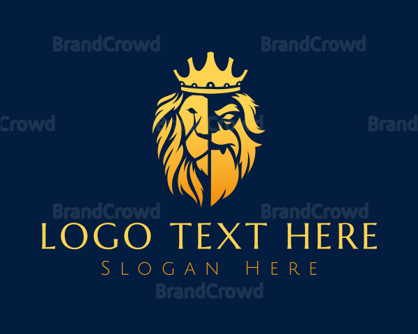 Royal Crown Lion Logo
