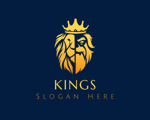 Royal Crown Lion logo design