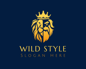 Royal Crown Lion logo design