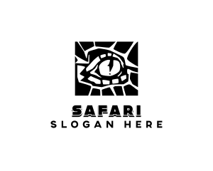 Reptile Safari Eye logo design