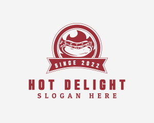 Hot Dog - Flame Hot Dog Sandwich logo design