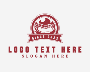 Grill Fork - Flame Hot Dog Sandwich logo design