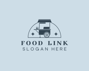 Food Cart Market logo design