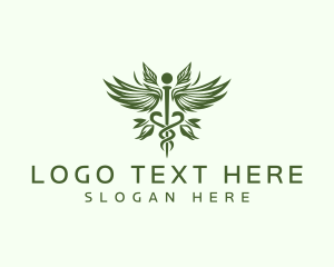 Wings - Caduceus Herbal Laboratory logo design