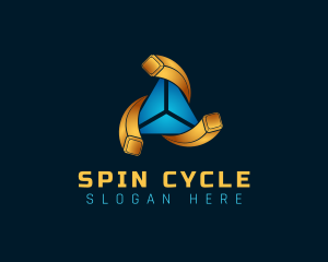 Rotation - Abstract Community Cycle logo design