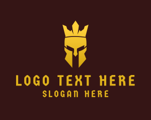 Protection - Royal Medieval Helmet logo design