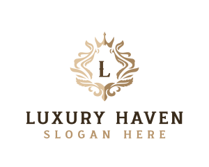 High End - High End Decorative Crown logo design