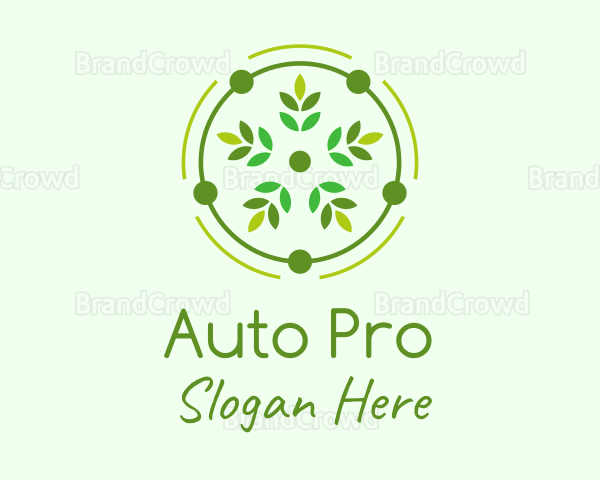 Decorative Flower Leaf Logo