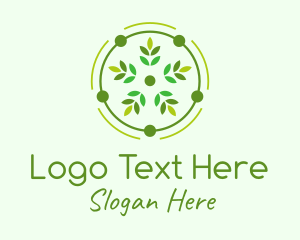 Tea - Decorative Flower Leaf logo design