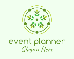 Decorative Flower Leaf Logo