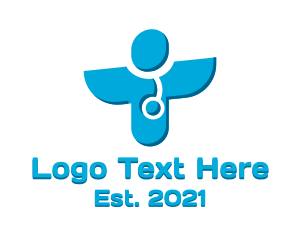 Medical App - Medical Doctor Stethoscope logo design
