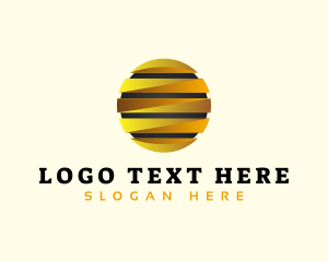 Coordination - Gradient Company Globe logo design