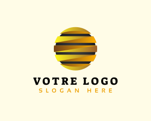 Gradient Company Globe Logo